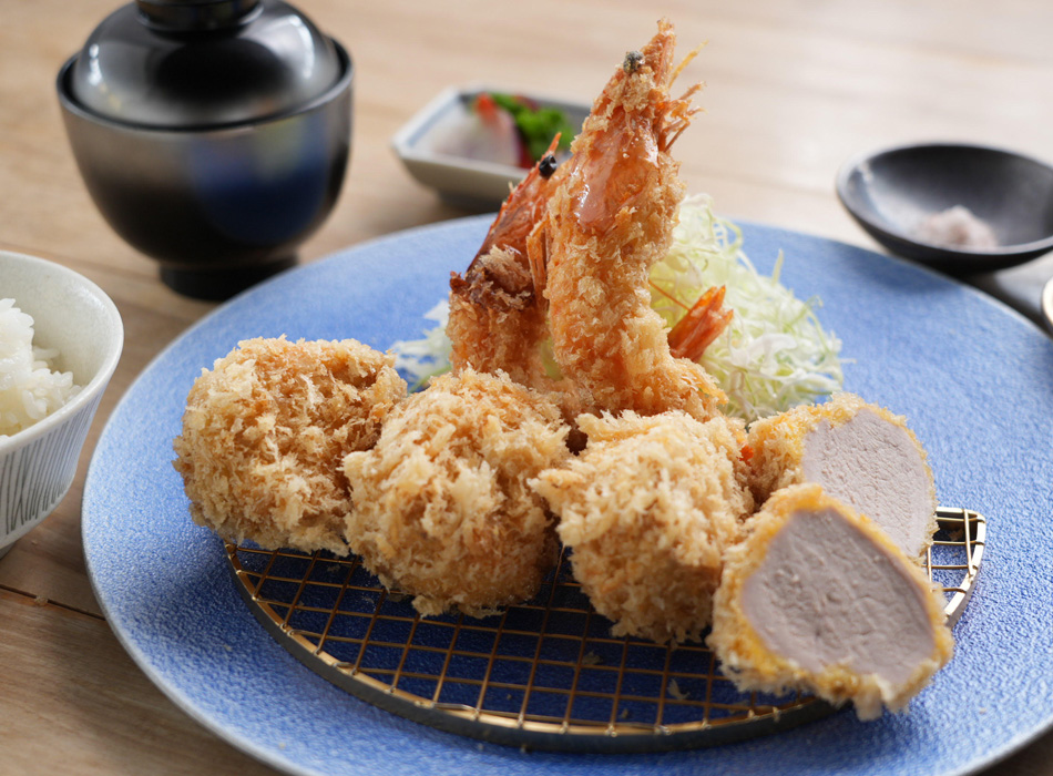 天使の海老フライ&特上ヒレかつ膳